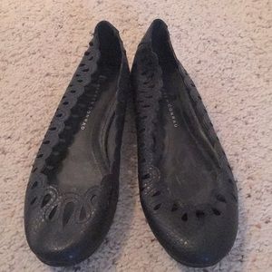 LC Lauren Conrad - Black Eyelet Cutout - 8.5